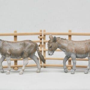 SOLD Britains Farm 1st Issue Donkeys - Later PVC issue!