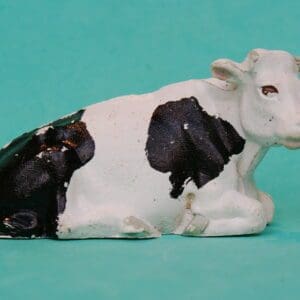SOLD Britains PVC Plastic Cow Lying - 1st Moulding