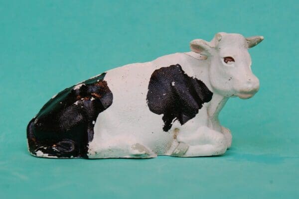 SOLD Britains PVC Plastic Cow Lying - 1st Moulding