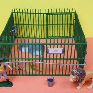 SOLD Britains Zoo Cage 'A' plus Lion Family