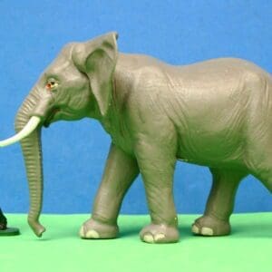 SOLD Britains African Elephant & Keeper Leading