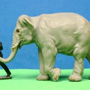 SOLD Britains Zoo Series Indian Elephant & Keeper #1