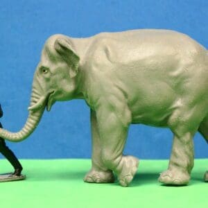 SOLD Britains Zoo Series Indian Elephant & Keeper #2
