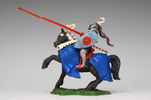 SOLD Swoppet C15th Mounted Knight Defending