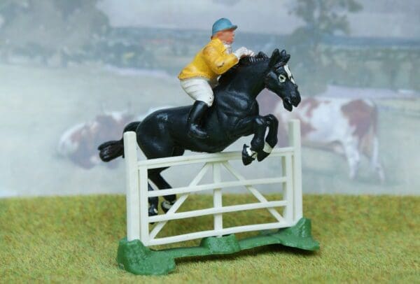 SOLD Unusual HK Copy Britains Riding Series Showjumper