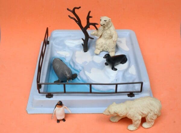 SOLD Britains Zoo Series - Arctic Pool, Walrus, Seal, Penguin