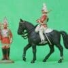 Herald Life Guard Trooper Mounted - Early WHITE Plastic! - Image 3