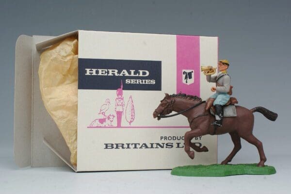 SOLD Eyes Right ACW Confederate Cavalry Bugler - Repro Box