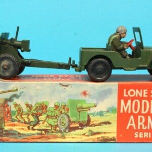 SOLD Lone Star 'Modern Army' Jeep & Field Gun Box Set