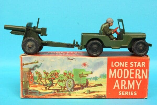 SOLD Lone Star 'Modern Army' Jeep & Field Gun Box Set