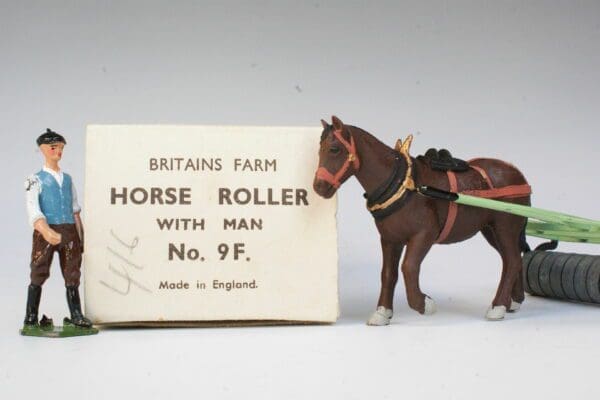SOLD Britains Horse Roller with PLASTIC Horse - 'Duck' Box! - Image 5