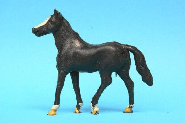 SOLD Cherilea Transitional Farm Horse - BLACK Plastic