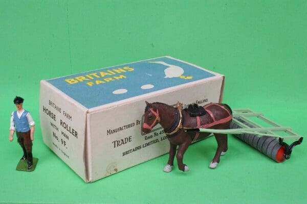 SOLD Britains Horse Roller with PLASTIC Horse - 'Duck' Box! - Image 8
