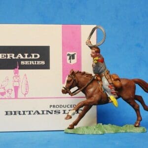Herald Mounted Cowboy Lassoing - REDUCED Paint!