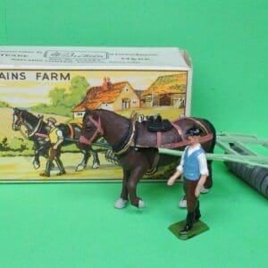 SOLD Britains Horse Roller with PLASTIC Horse - 'Duck' Box!