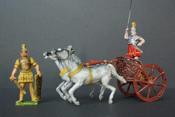 SOLD Cherilea Roman Chariot Set Boxed - Image 4