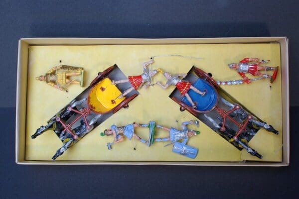 SOLD Cherilea Roman Chariot Set Boxed - Image 2