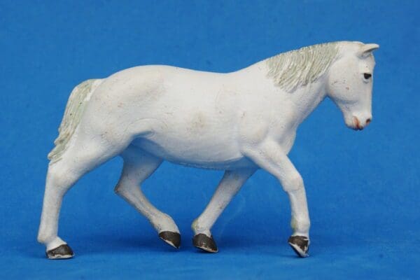 SOLD Britains Field Horse - White PVC Plastic!