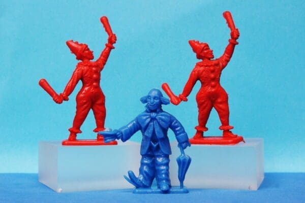 Crescent Clowns from Circus Set - Scarce!