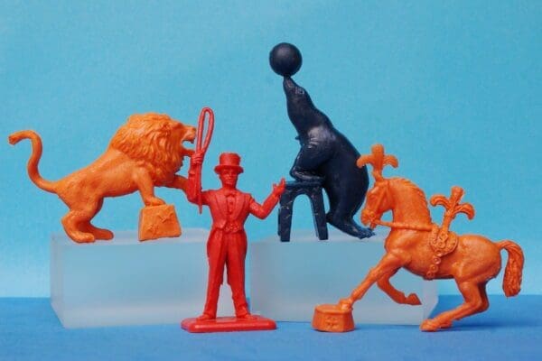 SOLD Crescent Kellogg's Circus Models - Seal Colour Variant!