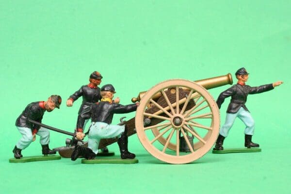 SOLD Britains ACW Federal Forces Gun & Crew #3