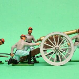 SOLD Britains ACW Confederate Forces Gun & Crew #3