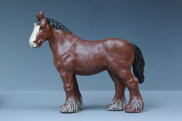 SOLD Herald Brown Shire Mare - SMOOTH Plastic!