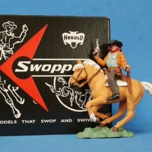Herald Swoppet Mounted Cowboy Sheriff (1st Issue)