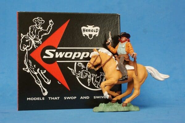 Herald Swoppet Mounted Cowboy Sheriff (1st Issue)