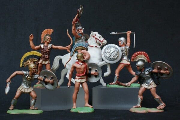 SOLD Herald Trojan Warriors - Set of 6 Figures