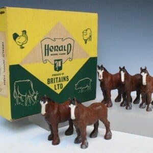 SOLD Herald Farm Series Shire Mare Early Trade Box