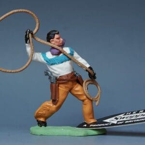 SOLD Herald Swoppet Cowboy Throwing Lasso - 1958 Issue