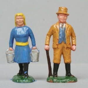 SOLD Speedwell UNA Farm Milkmaid (Rare ROYAL BLUE) & Farmer