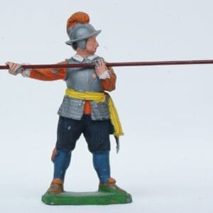 SOLD ECW Roundhead Pikeman - Dull Silver Plastic