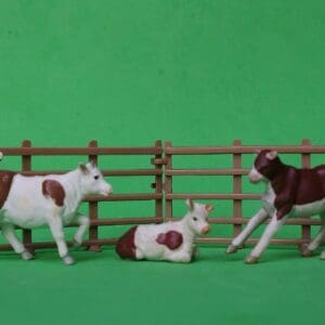 SOLD Herald Calves & Fencing - Later PVC Plastic