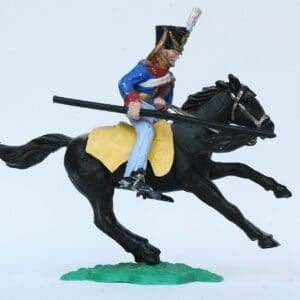SOLD Timpo Battle of Waterloo British Mounted Lancer