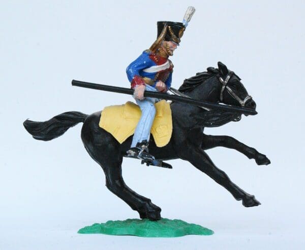 SOLD Timpo Battle of Waterloo British Mounted Lancer