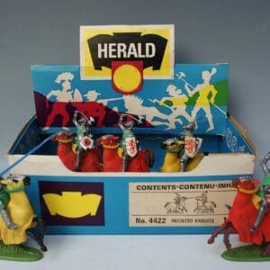 SOLD Britains Herald Mounted Knights - Counter Pack!