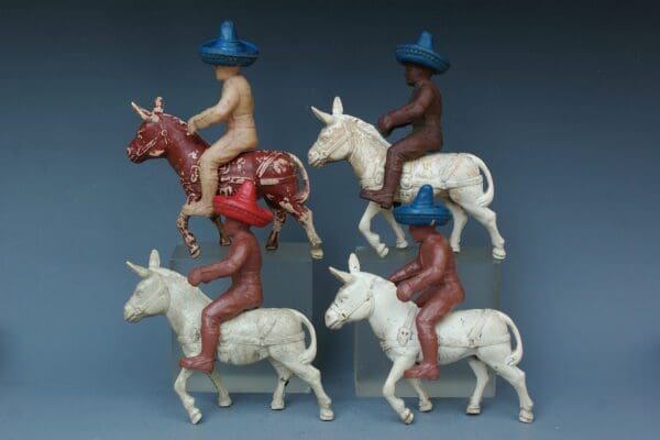SOLD OUT Poplar Toys Mexicans Riding Mule - Sold Singly