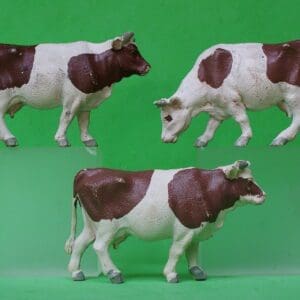 SOLD Britains PVC Plastic Cows - Ayrshire Breed