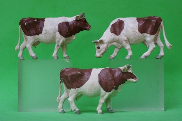 SOLD Britains PVC Plastic Cows - Ayrshire Breed