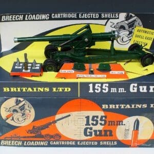 SOLD Britains Military 155mm Gun - Early Box Type!