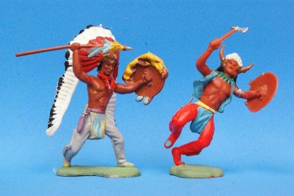 SOLD Swoppet Indian Chief & Medicine Man