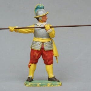 SOLD ECW Roundhead Pikeman - YELLOW Plastic