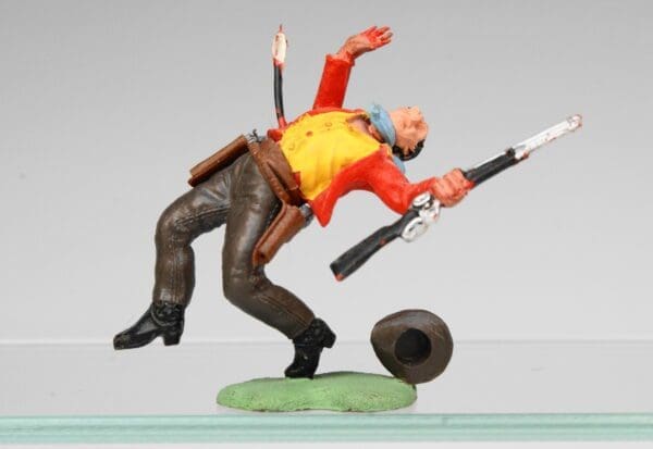 SOLD Herald Swoppet Cowboy Wounded with Arrow