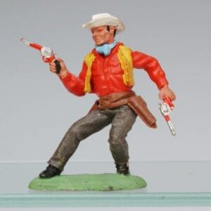 SOLD Herald Swoppet Two-Gun Cowboy