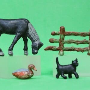 SOLD Speedwell Farmyard Animals - Rare BLACK Cat!