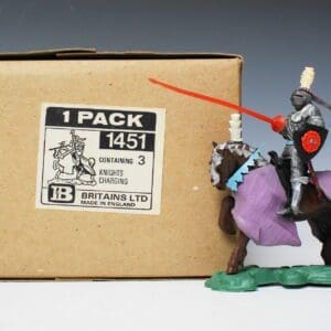 SOLD Swoppet C15th Knight Charging Trade Box