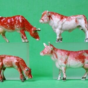 Cherilea Farm Spray-painted Cows - GUERNSEY Breed!