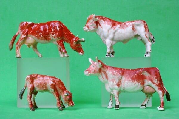 Cherilea Farm Spray-painted Cows - GUERNSEY Breed!